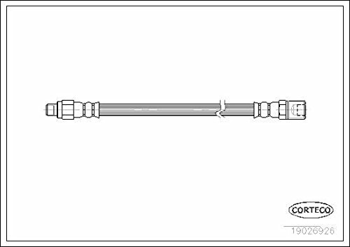 Corteco 19026926 Bremsschlauch von Corteco