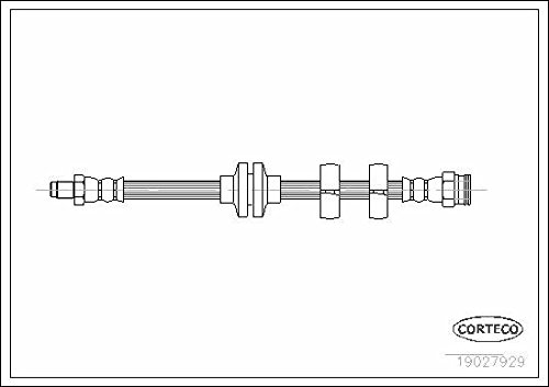 Corteco 19027929 Bremsschlauch von Corteco