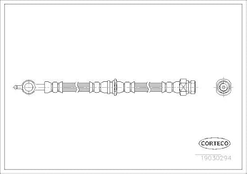 Corteco 19030294 Bremsschlauch von Corteco