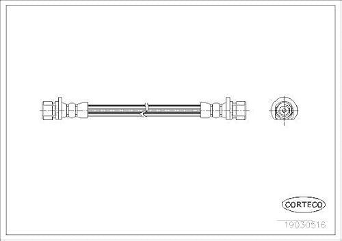 Corteco 19030516 Bremsschlauch von Corteco