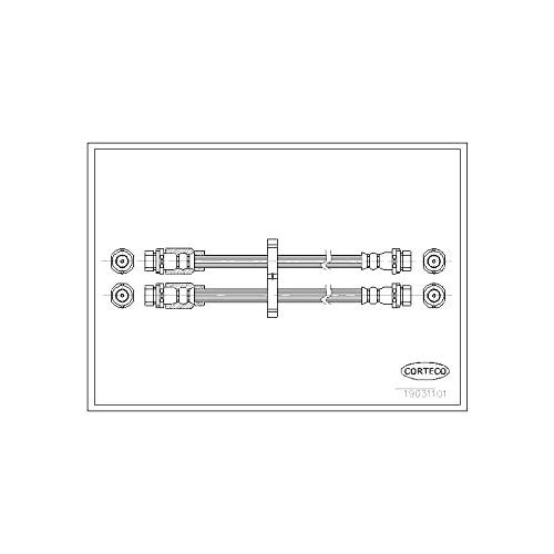 Corteco 19031101 Bremsschlauch von Corteco