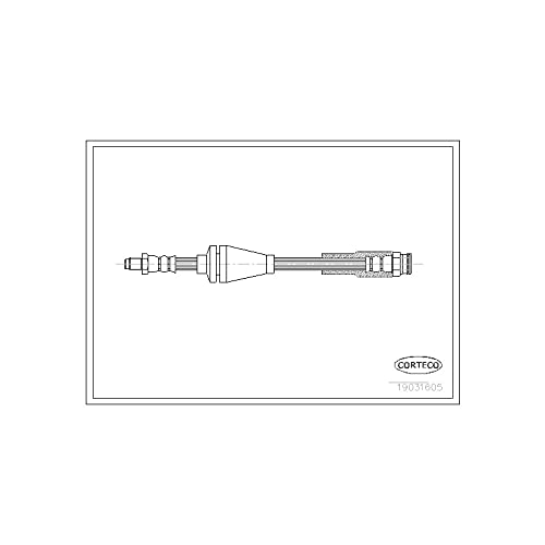 Corteco 19031605 Bremsschlauch von Corteco