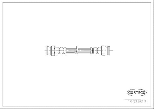 Corteco 19031613 Bremsschlauch von Corteco