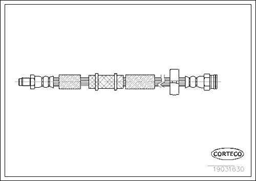 Corteco 19031630 Bremsschlauch von Corteco