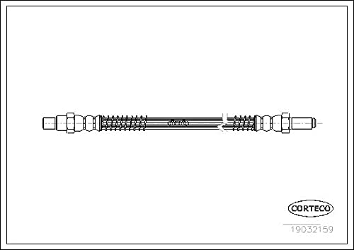 Corteco 19032159 Bremsschlauch von Corteco