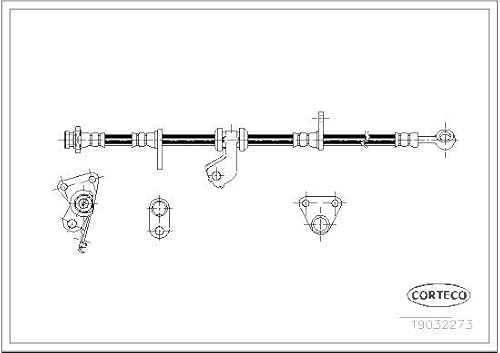 Corteco 19032273 Bremsschlauch von Corteco