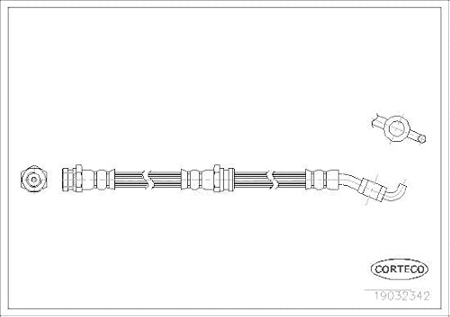 Corteco 19032342 Bremsschlauch von Corteco