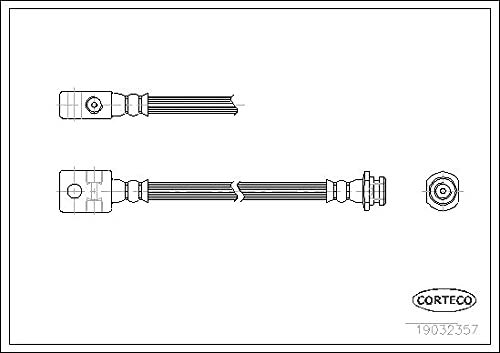 Corteco 19032357 Bremsschlauch von Corteco