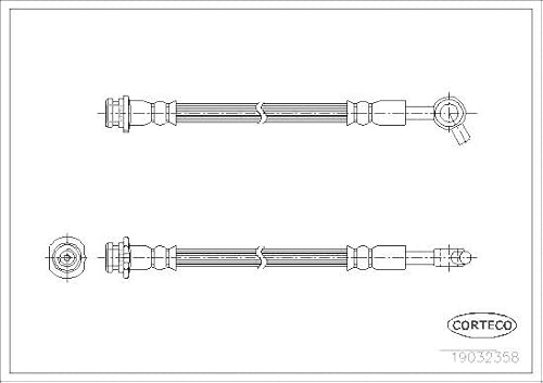 Corteco 19032358 Bremsschlauch von Corteco