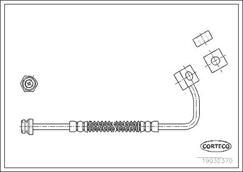 Corteco 19032370 Bremsschlauch von Corteco