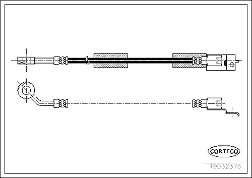 Corteco 19032376 Bremsschlauch von Corteco