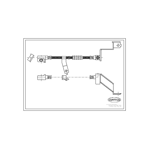 Corteco 19032429 Bremsschlauch von Corteco