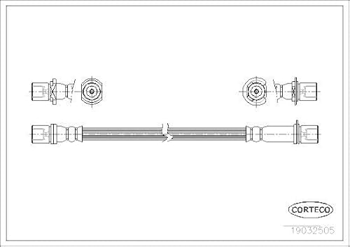 Corteco 19032505 Bremsschlauch von Corteco