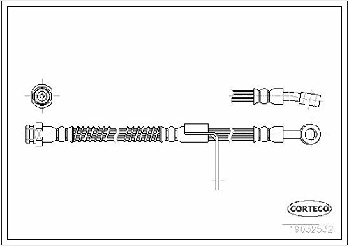 Corteco 19032532 Bremsschlauch von Corteco