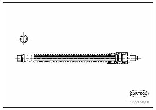 Corteco 19032565 Bremsschlauch von Corteco