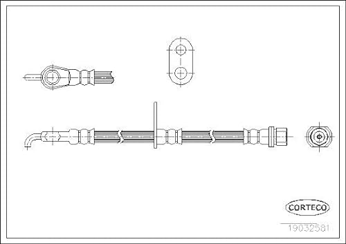 Corteco 19032581 Bremsschlauch von Corteco