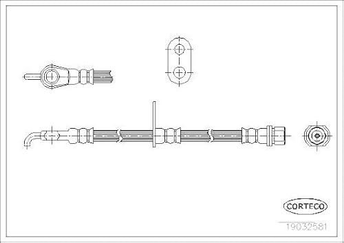 Corteco 19032581 Bremsschlauch von Corteco