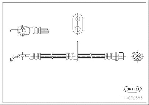 Corteco 19032583 Bremsschlauch von Corteco