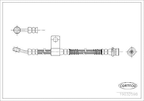 Corteco 19032598 Bremsschlauch von Corteco