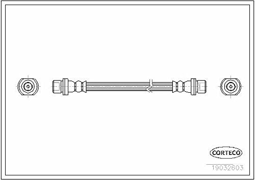 Corteco 19032603 Bremsschlauch von Corteco