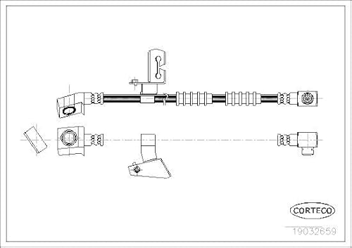 Corteco 19032659 Bremsschlauch von Corteco