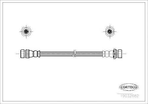 Corteco 19032682 Bremsschlauch von Corteco