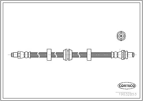 Corteco 19032853 Bremsschlauch von Corteco