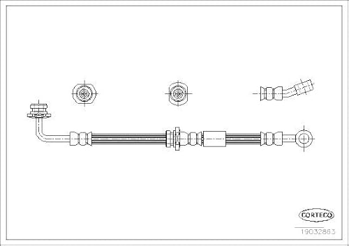 Corteco 19032863 Bremsschlauch von Corteco