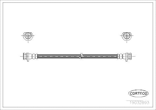 Corteco 19032893 Bremsschlauch von Corteco