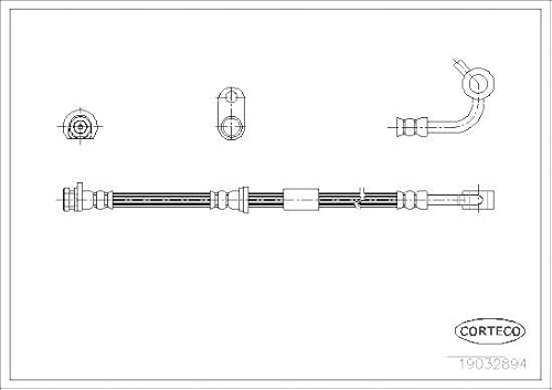 Corteco 19032894 Bremsschlauch von Corteco