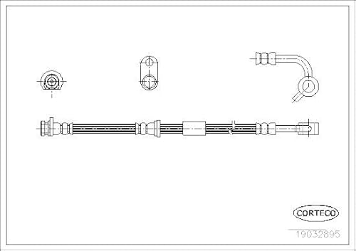 Corteco 19032895 Bremsschlauch von Corteco