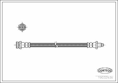 Corteco 19032936 Bremsschlauch von Corteco