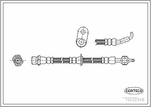 Corteco 19032948 Bremsschlauch von Corteco