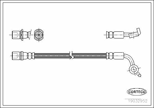 Corteco 19032952 Bremsschlauch von Corteco