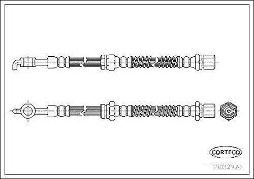 Corteco 19032970 Bremsschlauch von Corteco