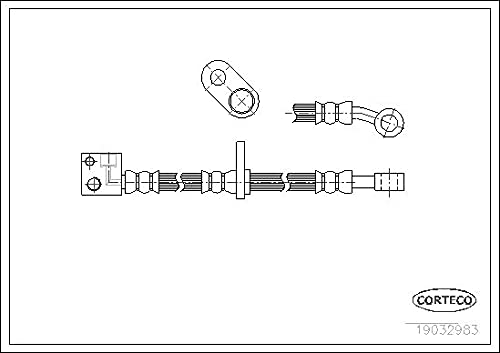 Corteco 19032983 Bremsschlauch von Corteco