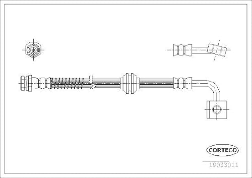 Corteco 19033011 Bremsschlauch von Corteco