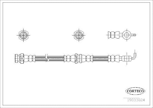 Corteco 19033024 Bremsschlauch von Corteco
