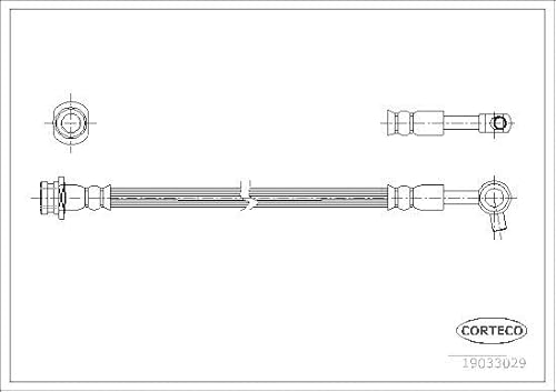 Corteco 19033029 Bremsschlauch von Corteco