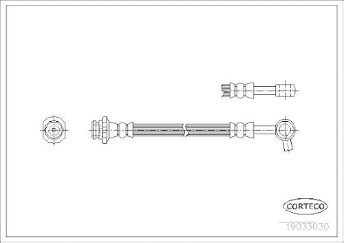 Corteco 19033030 Bremsschlauch von Corteco