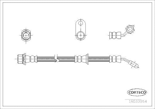 Corteco 19033054 Bremsschlauch von Corteco