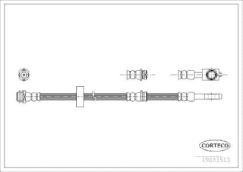 Corteco 19033513 Bremsschlauch von Corteco