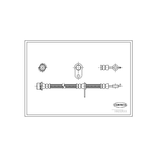Corteco 19033522 Bremsschlauch von Corteco