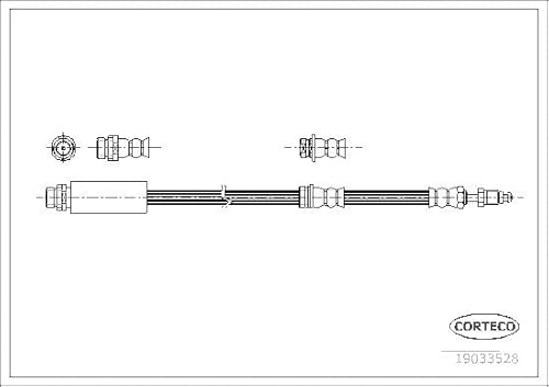 Corteco 19033528 Bremsschlauch von Corteco