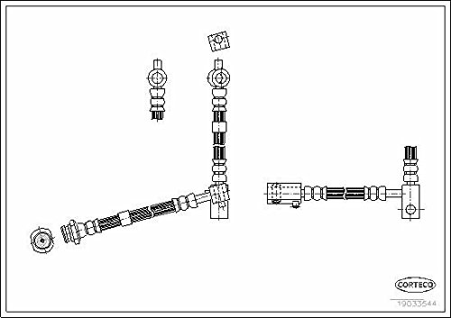 Corteco 19033544 Bremsschlauch von Corteco