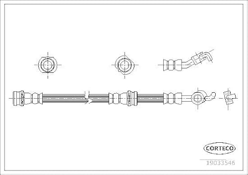 Corteco 19033546 Bremsschlauch von Corteco