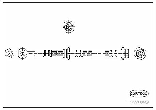 Corteco 19033558 Bremsschlauch von Corteco