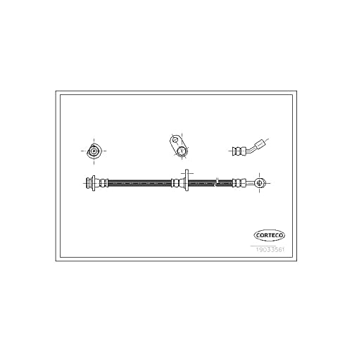 Corteco 19033561 Bremsschlauch von Corteco