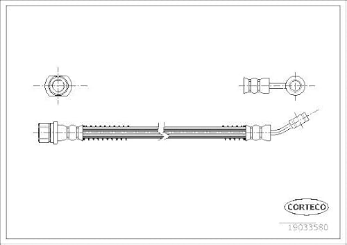 Corteco 19033580 Bremsschlauch von Corteco