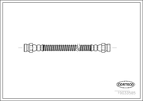 Corteco 19033585 Bremsschlauch von Corteco